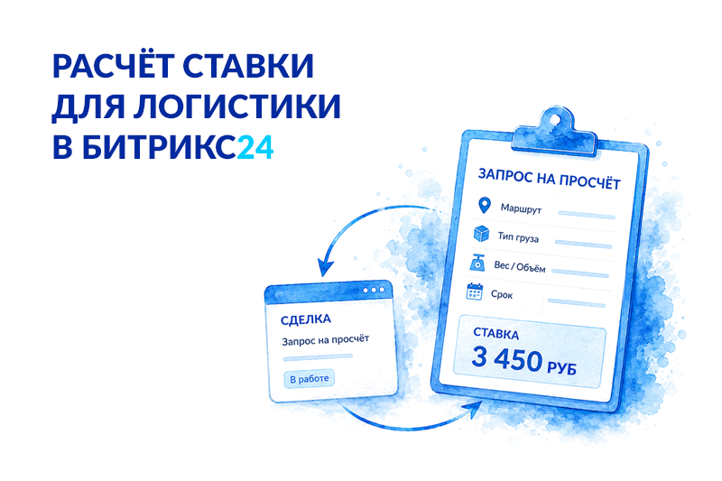 Автоматизация расчёта ставки и запросов на просчёт в Битрикс24 для логистики